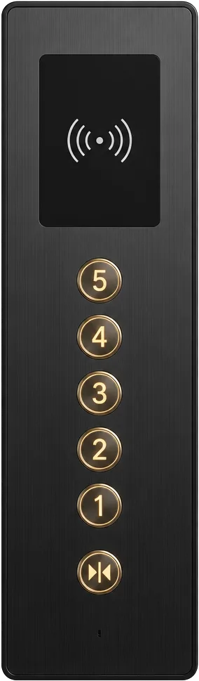 Elevator access control panel with RFID reader